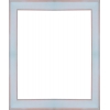 cadre photo bleu clair filet marron