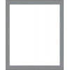 cadre photo plat laqué gris