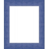 cadre photo bleu strié