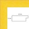 profil cadre photo jaune strié