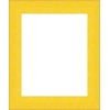 cadre photo jaune strié